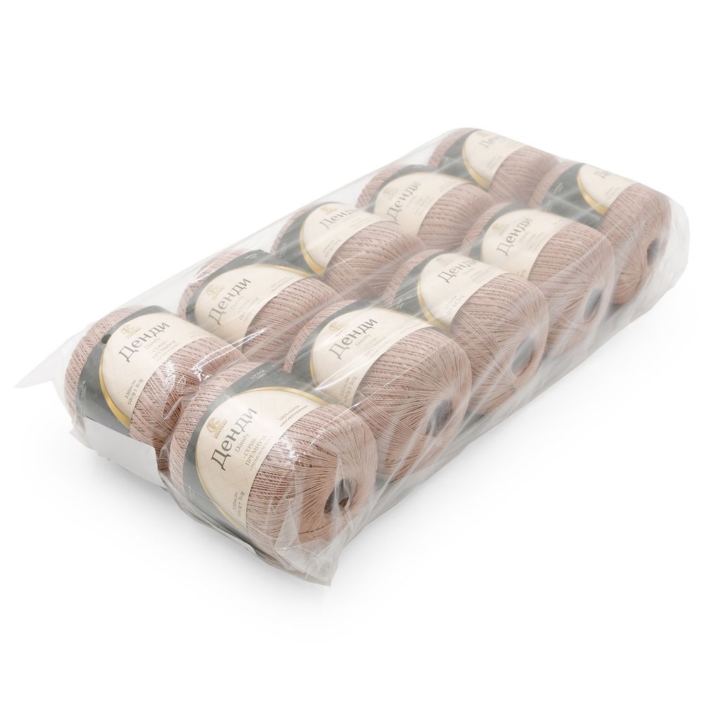 Пряжа Камтекс Денди / уп.10 мот. по 50 г, 330 м, 067 пудра