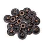 Кнопка пришивная металл ⌀19.0 мм, т.медь, 10 шт