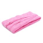 Кружево вязаное (тесьма) хлопковое 20 мм / 10 метров, цвет JD017 розовый, (CL-103)