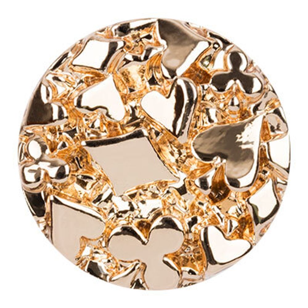 Пуговицы на ножке металл 17 мм, 6 шт, 30 золото, Blitz MB 0230 Пуговицы на ножке металл 17 мм, 6 шт, 30 золото, Blitz MB 0230