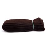 Манжеты трикотажные рукава 6.5 см / 3 метра, тонкие, 2х2, 729 коричневый