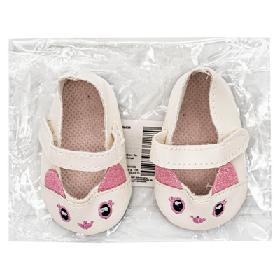 Туфельки Кошечки 7,5х4,5х3см, пара (белый), DSS8263