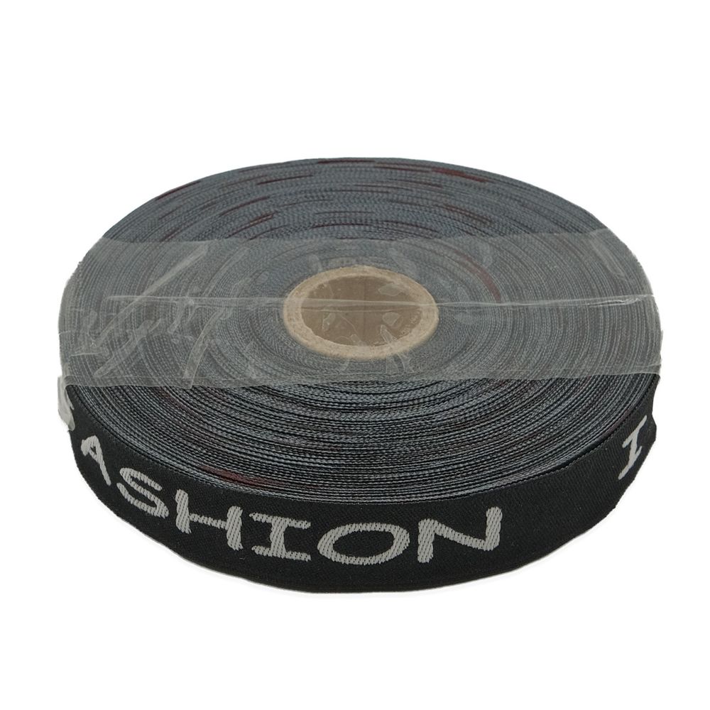 Тесьма лампасная 20 мм / 25 метров, с надписью LOVE FASHION