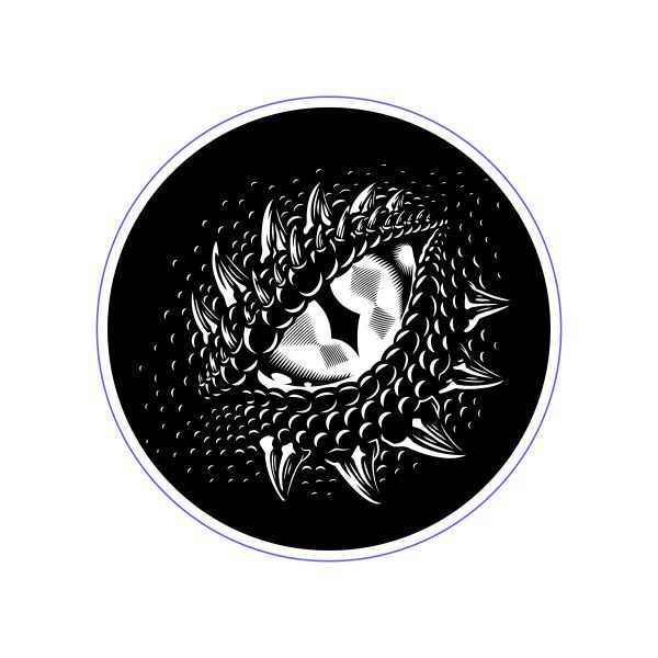 Печать для сургуча 51 Глаз дракона, Mr.Painter SWS-25