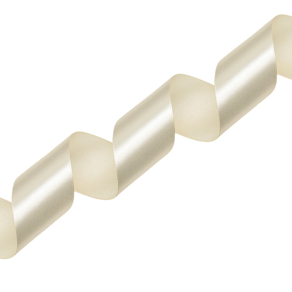 Лента атласная 1-сторонняя 50.0 мм / 22.86±1 метров, 051 ванильный, Globus