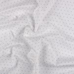 Ткань для пэчворка Peppy Бабушкин сундучок, отрез 50х55 см, 140 г/м², БС-53 горох белый, Peppy