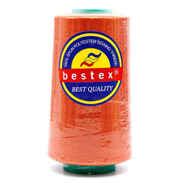 Нитки универсальные Bestex 50/2, 4570 м (5000 ярд) / 1 кат., 218 ярко-оранжевый