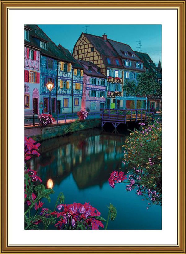 Набор для вышивания бисером Нова Слобода, Летние сумерки 52х35 см