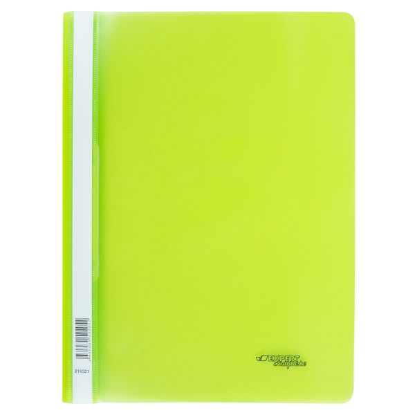 Папка-скоросшиватель A4 140/180 мкм волокно, 20 шт, лайм 216321, Expert Complete