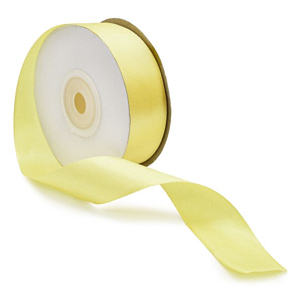 Лента атласная 1-сторонняя 25.0 мм / 22.86±1 метров, 060 лимонный, Globus