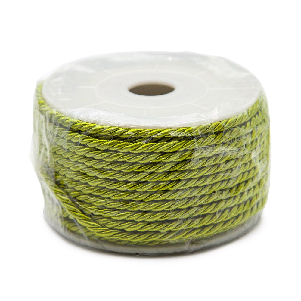 Шнур витой ⌀3.0 мм / 18.29 метров, 37 зеленый