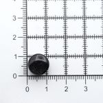Пуговицы на ножке 18L (11мм), пластик (Blk-02 черный), 72 шт, CR P-45