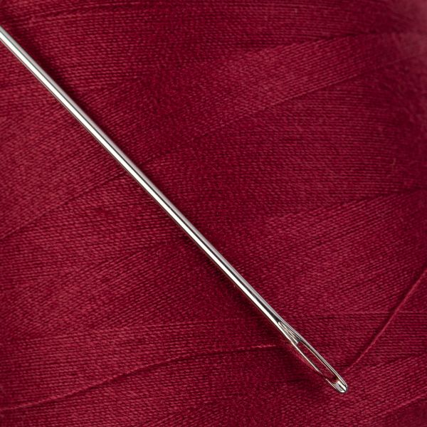 Нитки универсальные Nitka 40/2, 4570 м (5000 ярд) / 1 кат., 121 бордовый