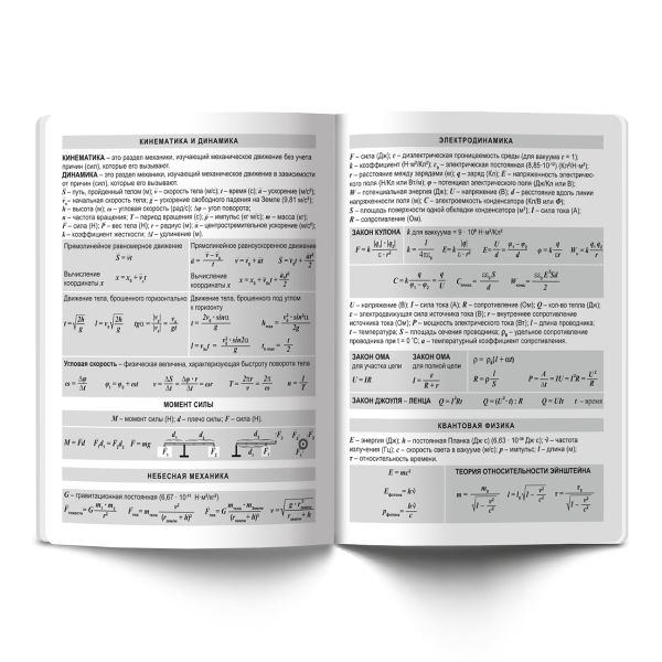 Тетрадь предметная На позитиве A5+ 40 л. на скобе, 10 шт, клетка, Физика 40ТСК5 000099, Светоч
