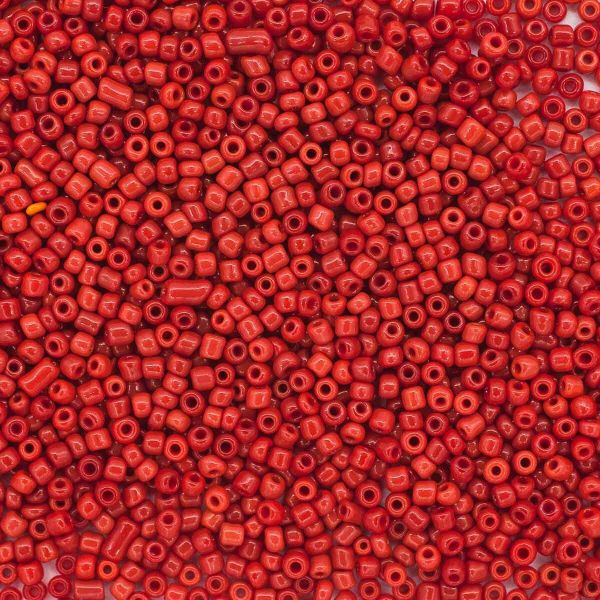 Бисер Astra&Craft 11/0 (2.1 мм), 200 г (10х20 г), цв. 45 красный/непрозрачный