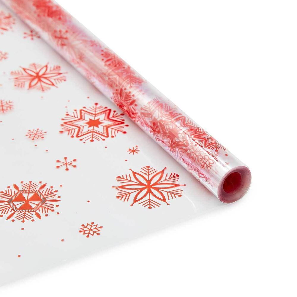 Пленка цветная Салютик 70см*10 м (красный) 4971