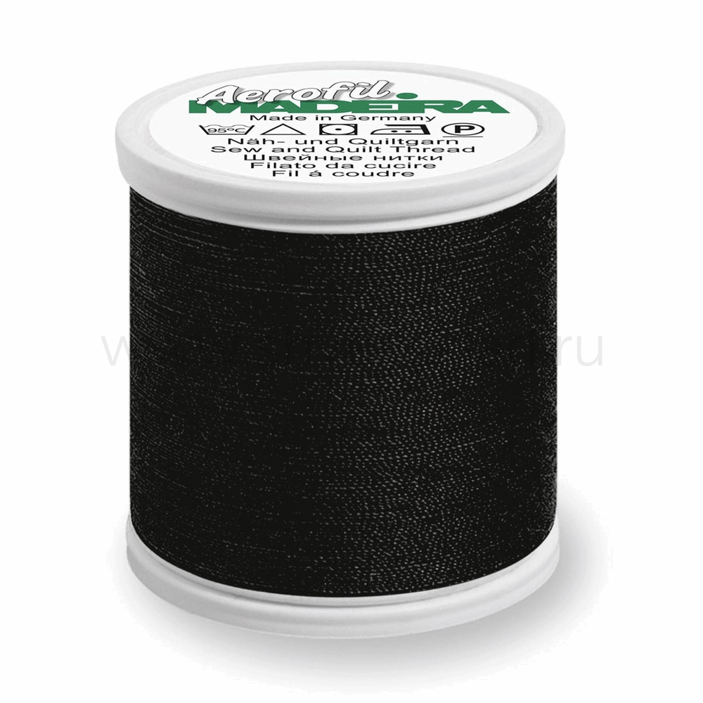 Нитки универсальные Madeira Aerofil №120, 100 м, цв. 8000, 9124, 5 катушек