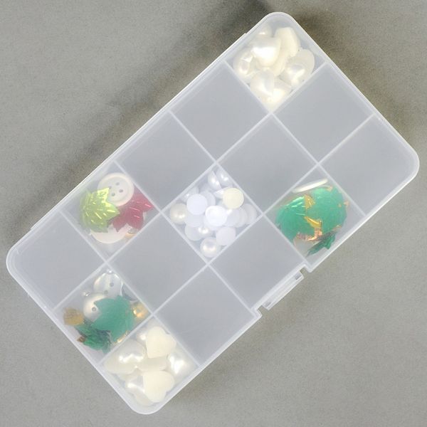 Контейнер для мелочей 17.7х10.2х2.3 см цв. в ассортименте