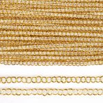 Тесьма отделочная 5 мм, 919 цв.золото уп.45.7м