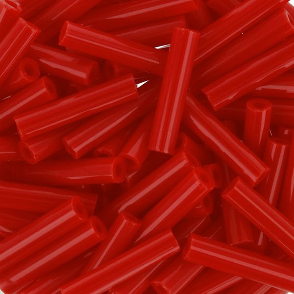 Бисер Toho Bugle 3 (9 мм), 25 г (5х5 г), 0045 вишневый