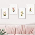 Набор для вышивания нитками Чудесная игла, Шиповник, 14х23 см