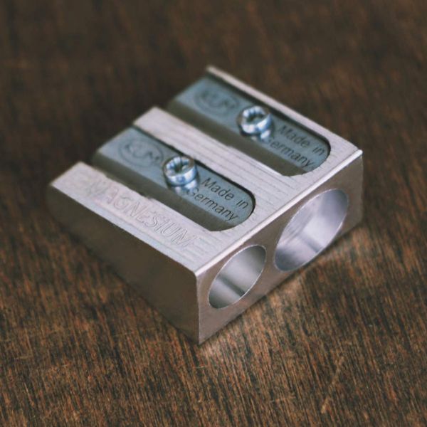 Точилка двойная металлическая из магниевого сплава 24 шт, 1040502, KUM, 411 М2