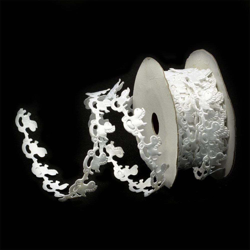 Лента декоративная XL-02.2, 15 мм, 7 белый, уп. 9,14 м Лента декоративная XL-02.2, 15 мм, 7 белый, уп. 9,14 м