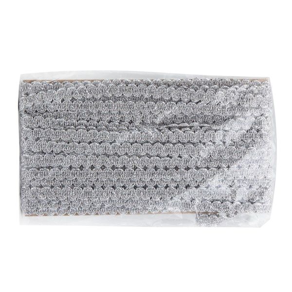 Тесьма 10мм / 16м (серебро), 1093