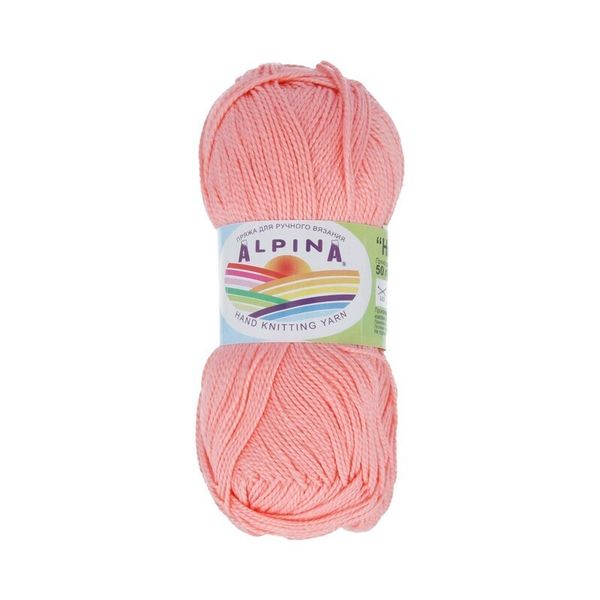 Пряжа Alpina Holly / уп.10 мот. по 50г, 200м, 014 персиковый