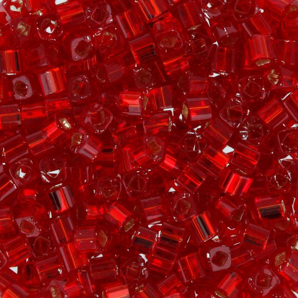 Бисер Toho Cube 2 (1.5 мм), 500 г, 0025C красный