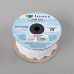 Кружево шитьё 48 мм / 9±0.2 метров, Турция, белый, Gamma GYEM-4801