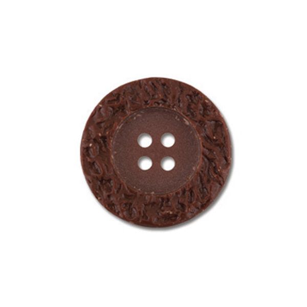 Пуговицы 4 прокола костюмные 20 мм, 24 шт, D331 коричневый, Gamma XO 0026