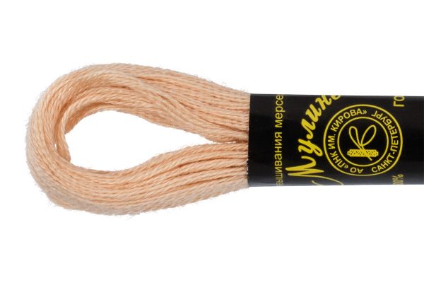 Мулине ПНК им.Кирова цв.5802 бежевый, Россия, 24 мотка по 8 метров
