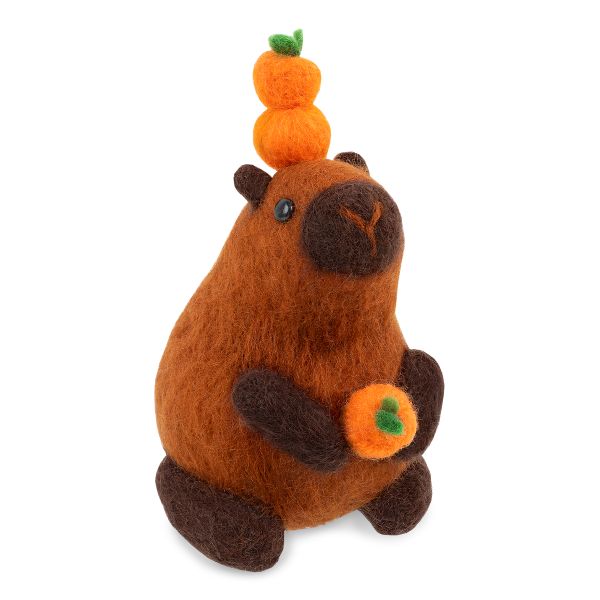 Набор для валяния Miadolla WT-0216, Капибара Карри, 12 см