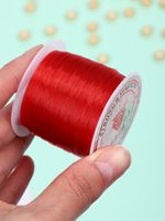 Нить-леска 0.3 мм, 100 м, цв. красный