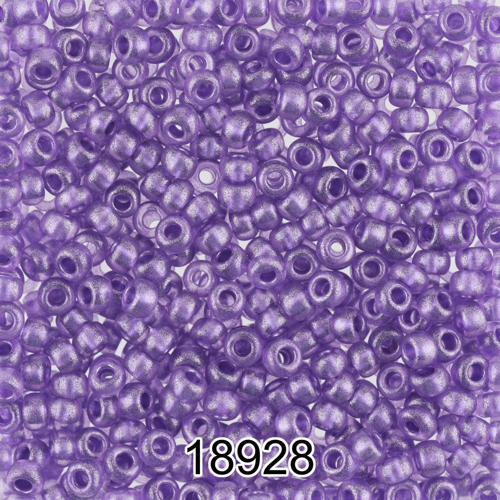 Бисер Preciosa 10/0 (2.3 мм), 500 г, 18928 (Ф483) сиреневый