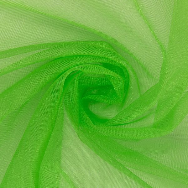 Фатин кристалл 18 г/м², 150 см / 25 метров, 26 салатовый, Gamma FTN-BR