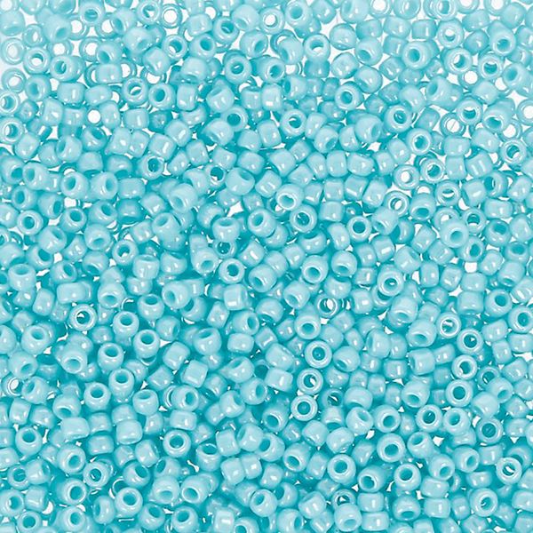 Бисер Toho 15/0 круглый (1.5 мм), 25 г (5х5 г), 0132 зеленый/перл