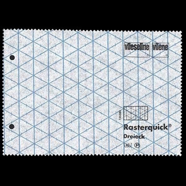 Флизелин неклеевой для пэчворка треугольник 50 г/м², отрез 90х100 см, белый (53256621), Gamma Rasterquick Dreieck