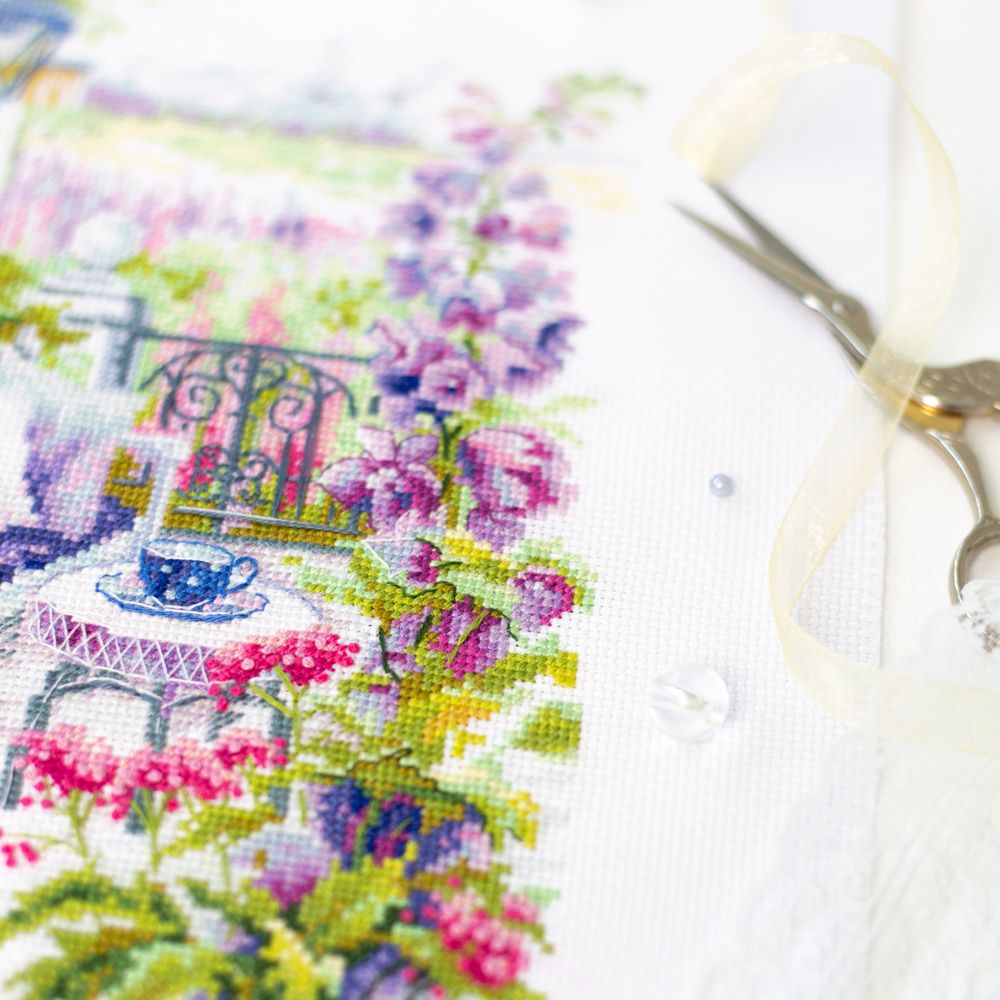 Набор для вышивания нитками Чудесная игла, Любимое местечко 21х27 см