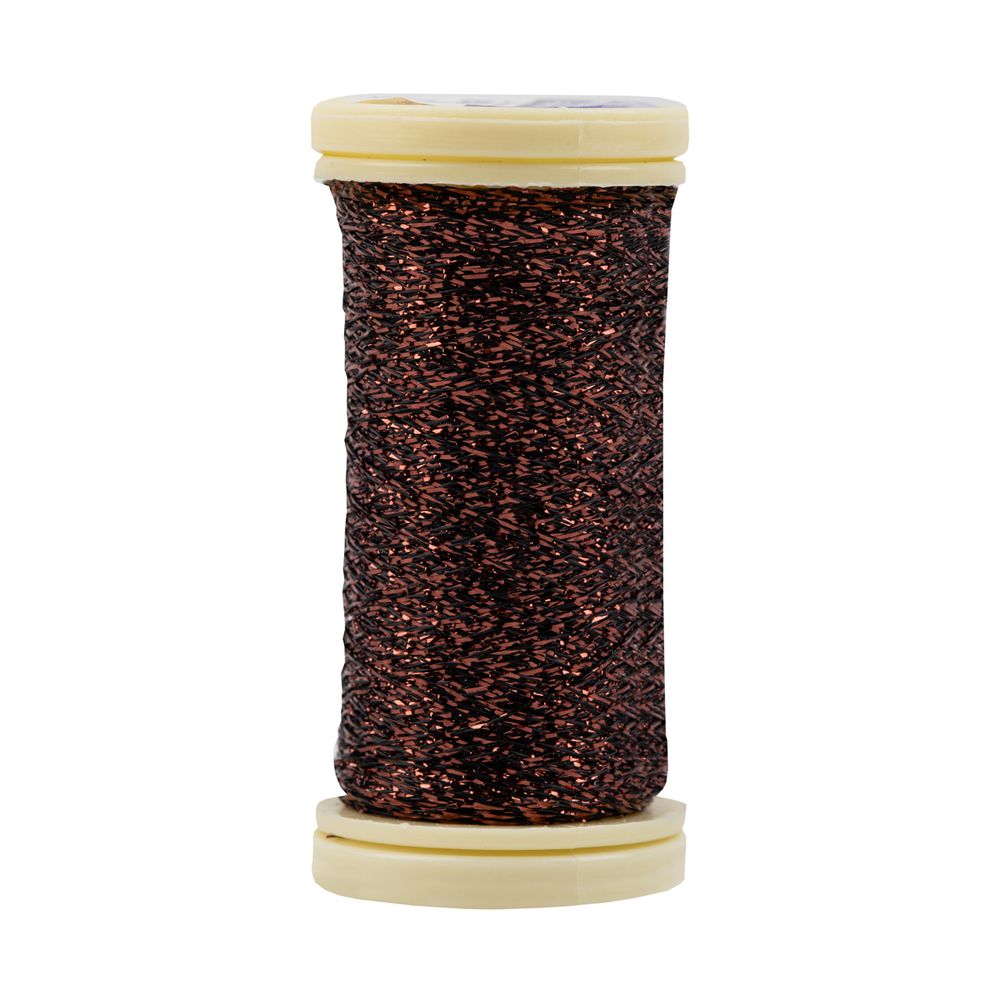 Мулине Gamma металлик M 5 мотков по 50 метров, M-148 черный/коричневый, Gamma BRILL