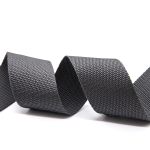 Стропа (ременная лента) 50 мм / 5х2.5 метра, толщ. 1.0 мм, [28 г/пог.м], 100% п/э, 33 серый