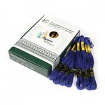 Мулине ПНК им.Кирова цв.2410 синий, 24 мотка по 8 метров