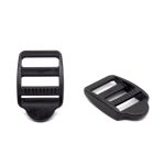 Пряжка-рамка регулировоч.20мм цв. черный, 100 шт