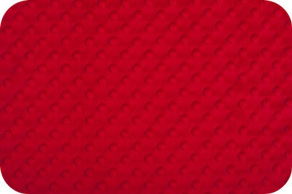 Плюш (ткань) Peppy Cuddle Dimple 455 г/м², 48х48 см, Red