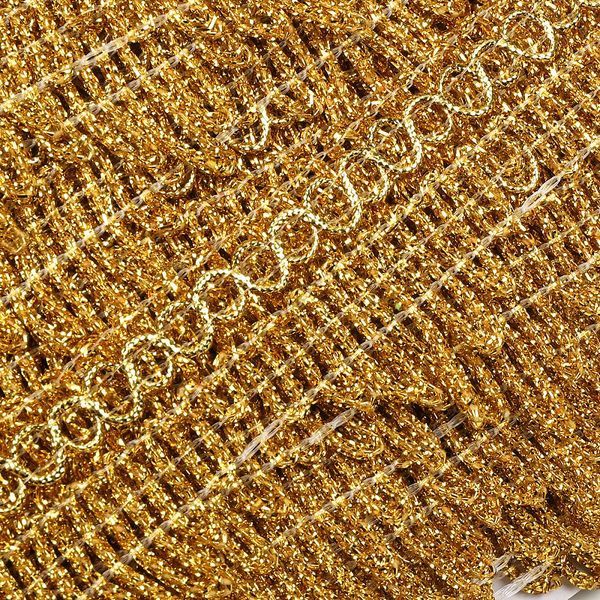 Тесьма отделочная 40 мм, 13-5061 цв.золото уп.13.71м