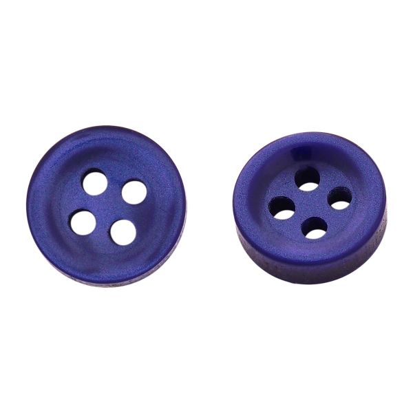 Пуговицы 4 прокола 18L=11 мм, col.03 т. синий, 72 шт, CBM-127