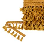 Бахрома отделочная 45.0 мм / 10 метров, с кистями, 112 золотистый, Gamma 444