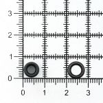 Люверсы металл ⌀_3.7 мм (внутр.), №1.7, сталь, оксид, 100 шт, New Star