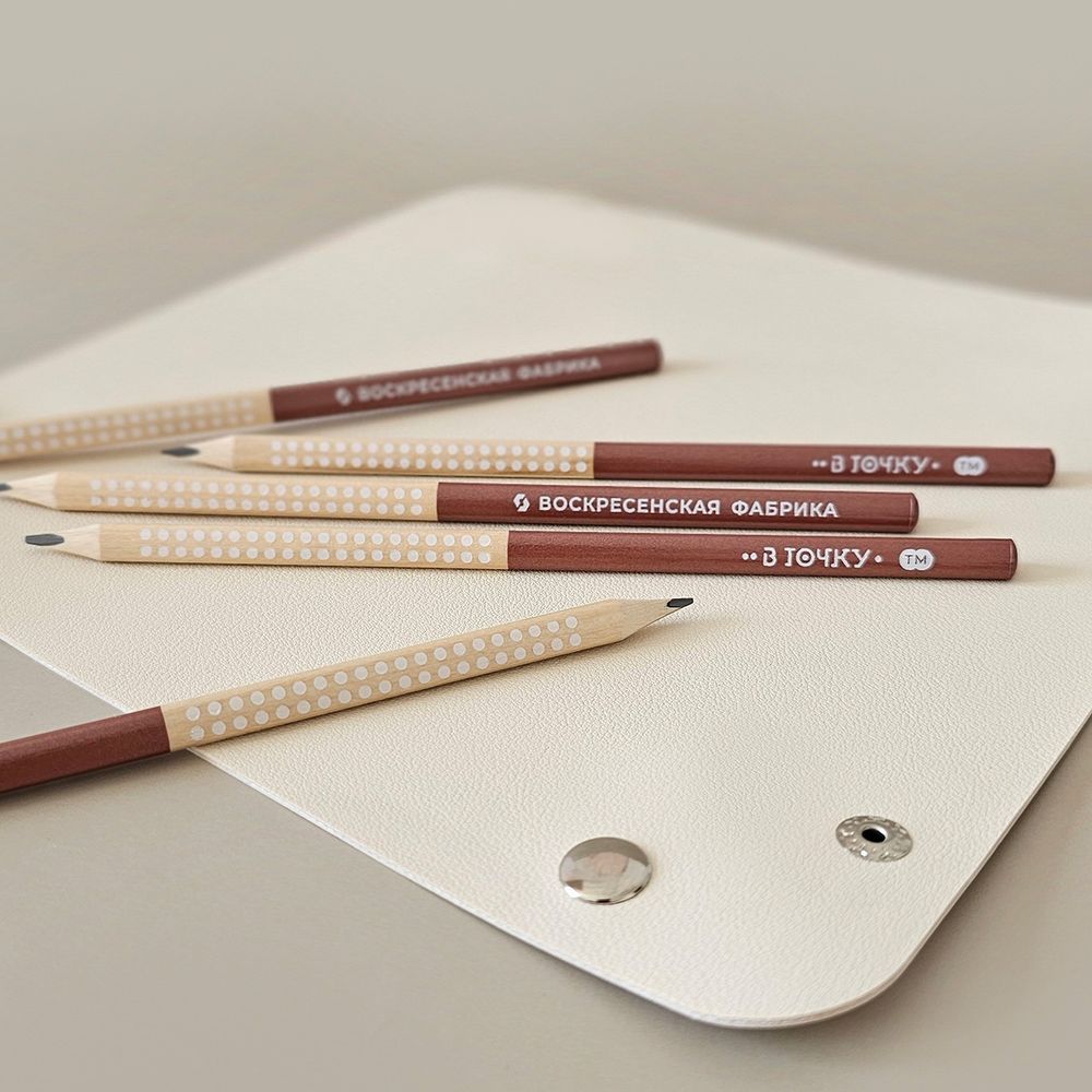 Карандаш чернографитный трехгранный заточенный ТМ (HB) 12 шт, 02 бронзовый, ВКФ 12Д-3000